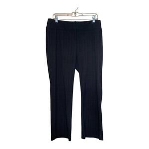 APT. 9 black plaid straight legs pants size 10PS